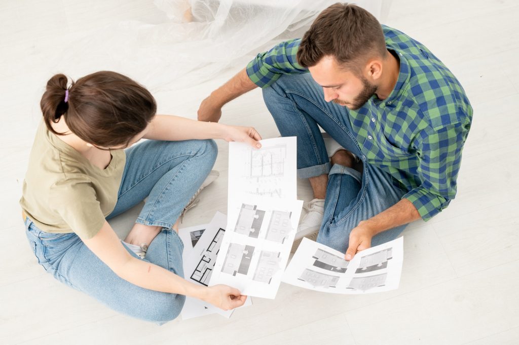 Analyzing house plans while thinking about renovation